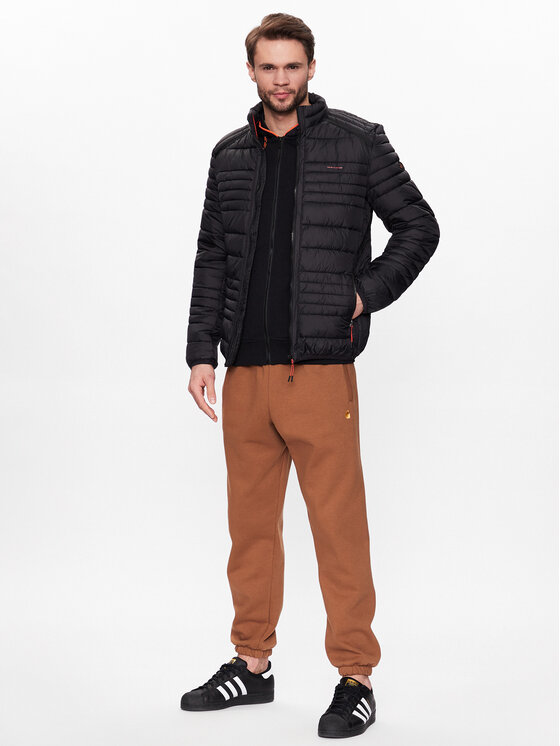 Volcano Volcano Μπουφάν μεταβατικό Bartley M06190-S23 Μαύρο Regular Fit