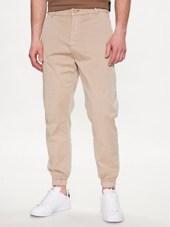 Joggers Dehebe 47004 25001 Beige Regular Fit