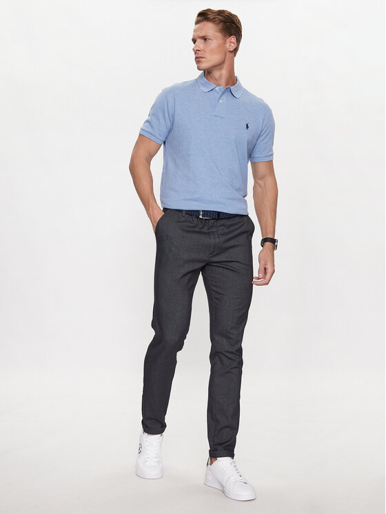 Polo Ralph Lauren Polo Ralph Lauren Polo 710666998007 Plava Custom Slim Fit