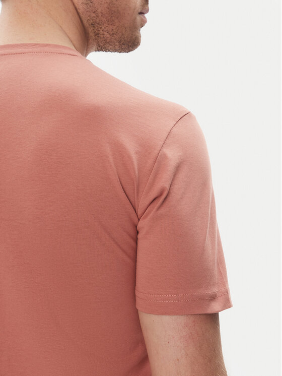 Lee Lee Тишърт Patch 112364539 Розов Regular Fit