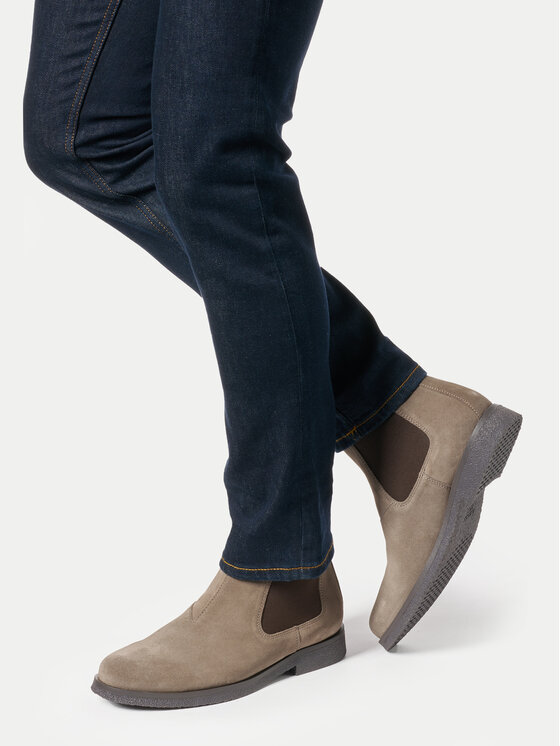 Geox Geox Боти тип челси Uomo Claudio U2658A 00022 C1018 Сив