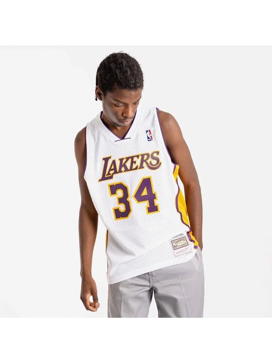 Mitchell & Ness Mitchell & Ness Smanicato ALTERNATE JERSEY LAKERS 2002 SHAQUILLE O`NEAL Bianco Regular Fit