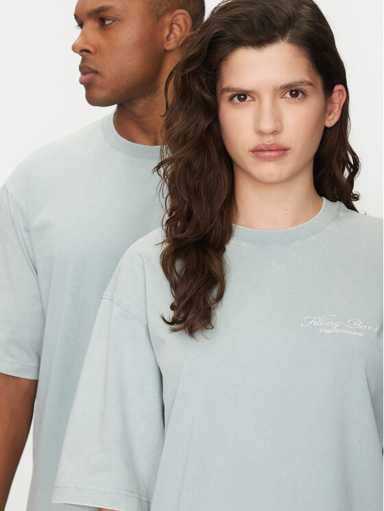 Filling Pieces Filling Pieces T-shirt Unisex Pinky Promise 7449983 Zelena Regular Fit