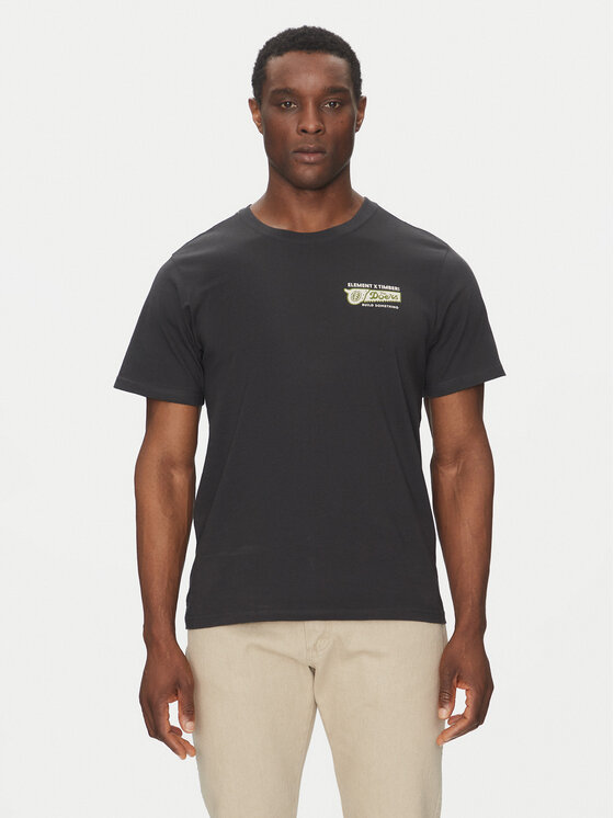 Element Element T-shirt ELYZT00519 Crna Regular Fit