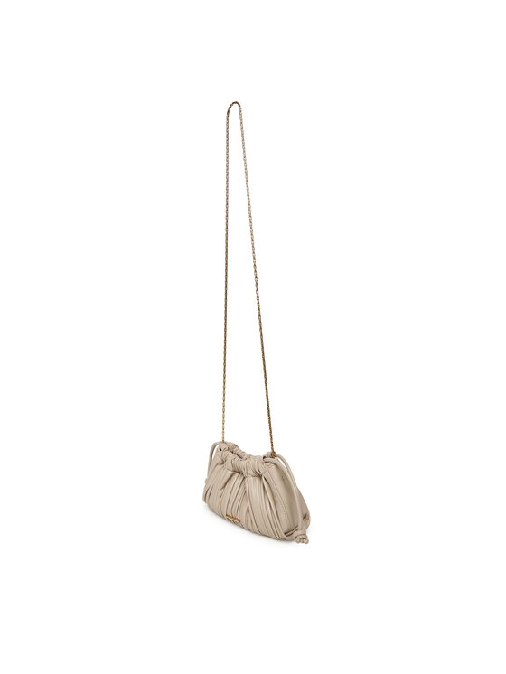 Calvin Klein Calvin Klein Kabelka Plisse Mini Drawstring Bag LV04F3077G Krémová