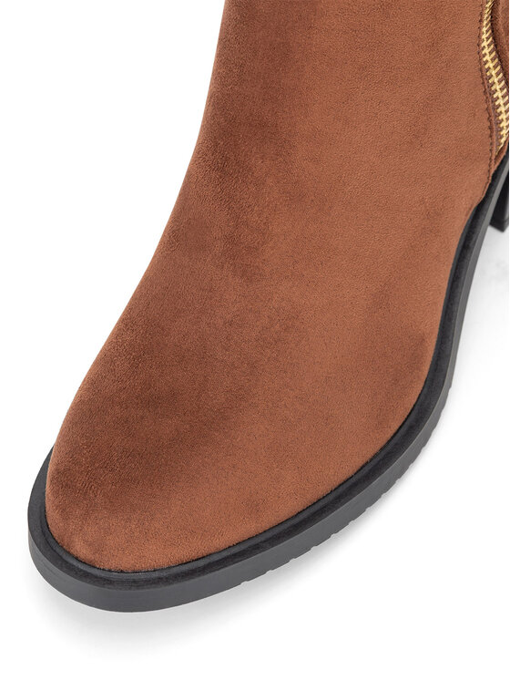 Clara Barson Clara Barson Polokozačky LS5276-02A Hnědá