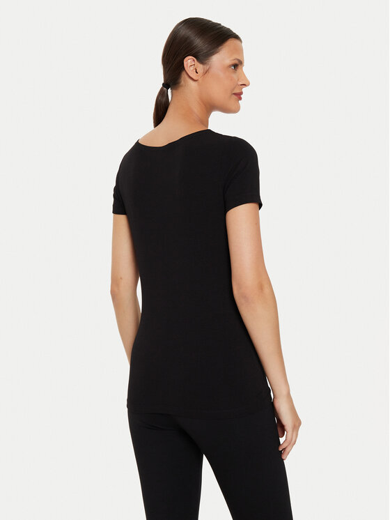 EA7 Emporio Armani EA7 Emporio Armani Футболка 6DTT19 TJQCZ 1200 Чорний Slim Fit