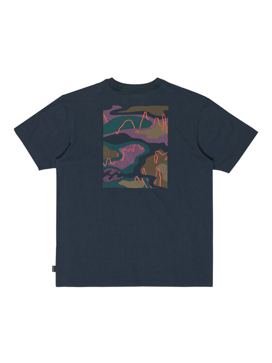 Billabong Billabong T-Shirt Scribbly EBYZT00398 Granatowy Regular Fit