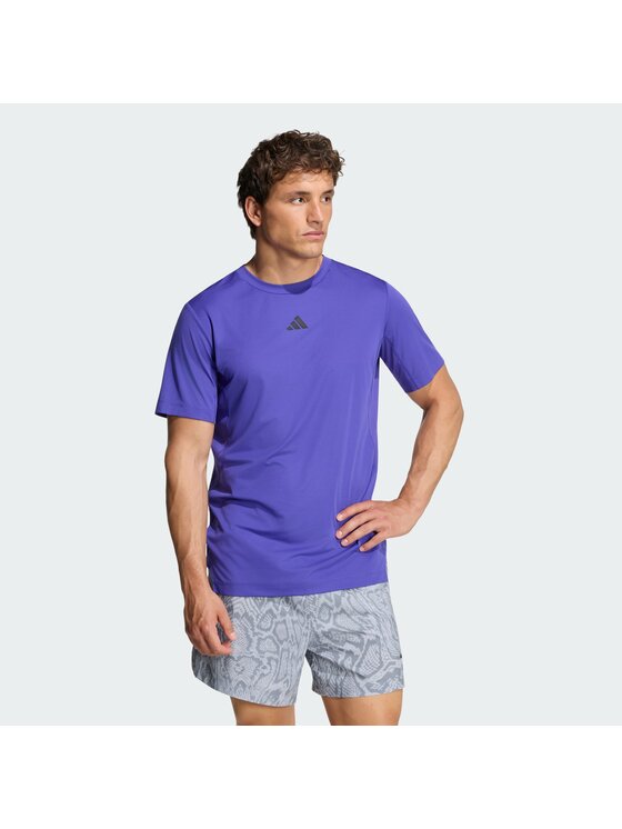 adidas adidas Koszulka techniczna 159353 Fioletowy Regular Fit