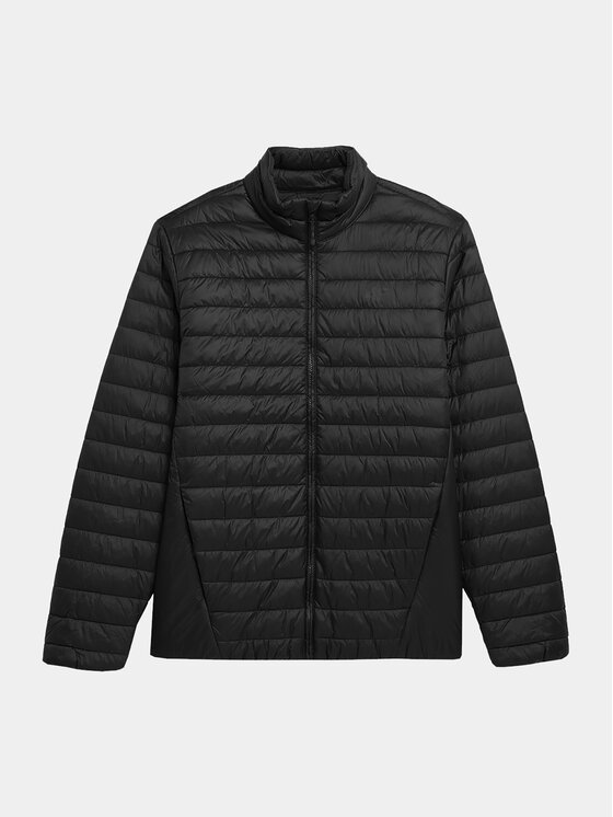 4F 4F Übergangsjacke 4FAW23TDJAM239 Schwarz Regular Fit