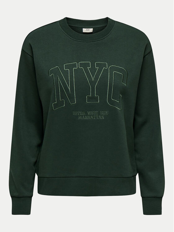 JDY JDY Світшот Paris 15221015 Зелений Regular Fit