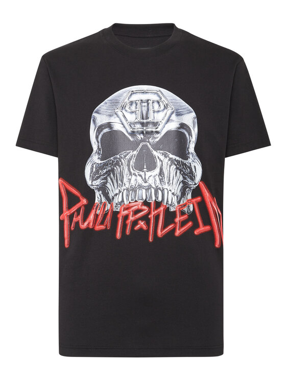 PHILIPP PLEIN PHILIPP PLEIN T-Shirt 4177 Czarny Regular Fit