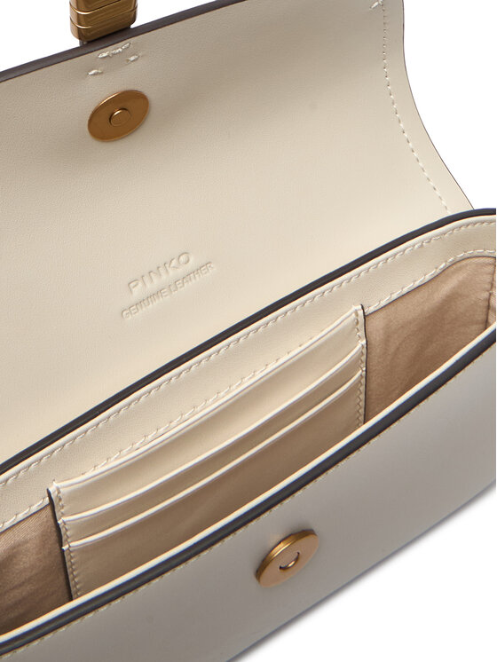 PINKO PINKO Soma Saddle Flat AI 25-26 PCPL 105349 A1ZX Krēmkrāsas