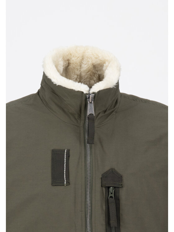 Alpha Industries Alpha Industries Kurtka bomber DA-3 Bomber Winter Jacket Zielony Regular Fit