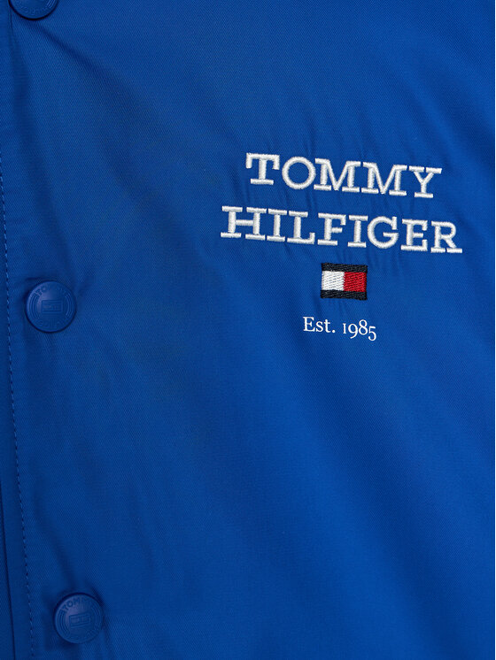 Tommy Hilfiger Tommy Hilfiger Bundy bomber Th Logo Bomber Jacket KB0KB08742 Modrá Regular Fit