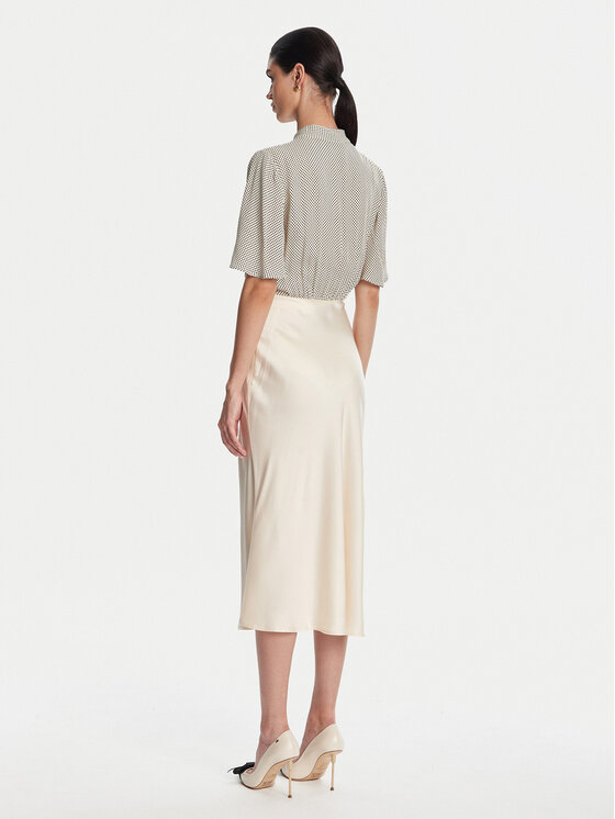 Elisabetta Franchi Elisabetta Franchi Φόρεμα κοκτέιλ AB85752E2 E84 Μπεζ Regular Fit
