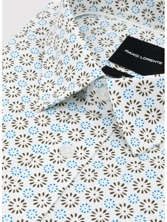 Pako Lorente Pako Lorente Koszula P25WF-1X-021 Biały Slim Fit