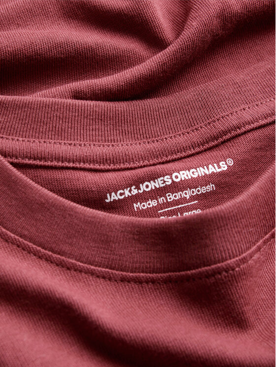 Jack & Jones Jack & Jones Тишърт York 12283800 Червен Relaxed Fit