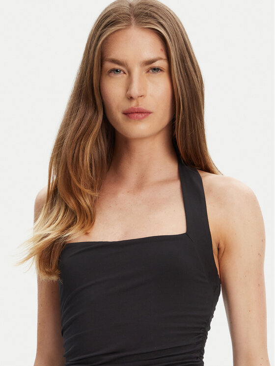 Guess Guess Τοπ W5YP28 KACM2 Μαύρο Regular Fit