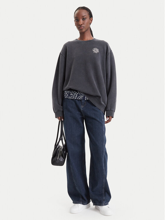 HUGO HUGO Sweatshirt Classic Crew_B_6 50575982 Dunkelgrau Relaxed Fit