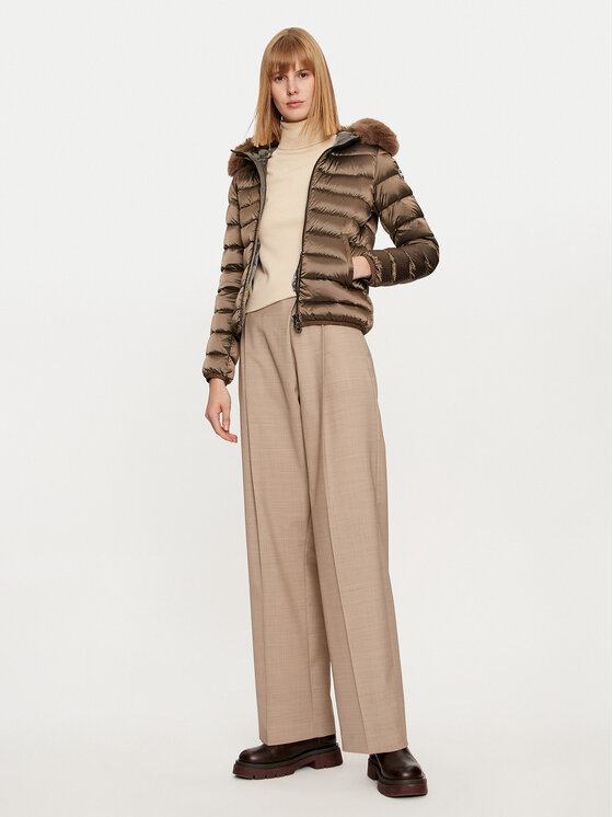 Colmar Colmar Пухено яке 2286E 2YO Кафяв Slim Fit