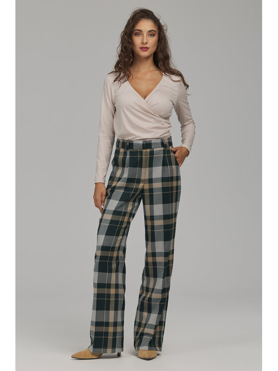 NIFE NIFE Bavlnené nohavice SD147 Farebná Straight Fit