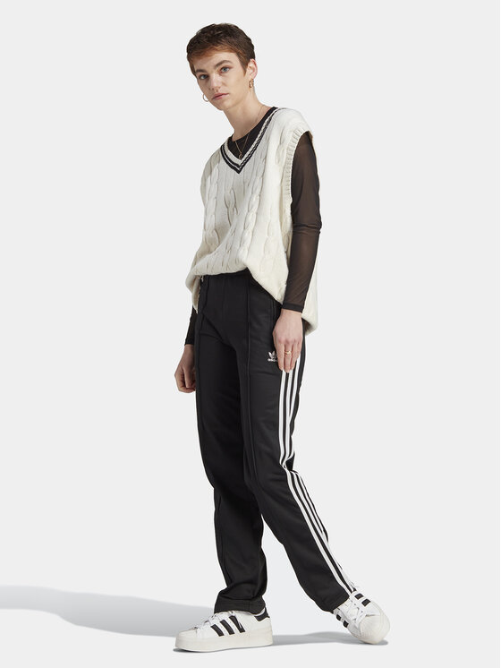 adidas adidas Spodnie dresowe adicolor Classics Firebird IL8763 Czarny Regular Fit