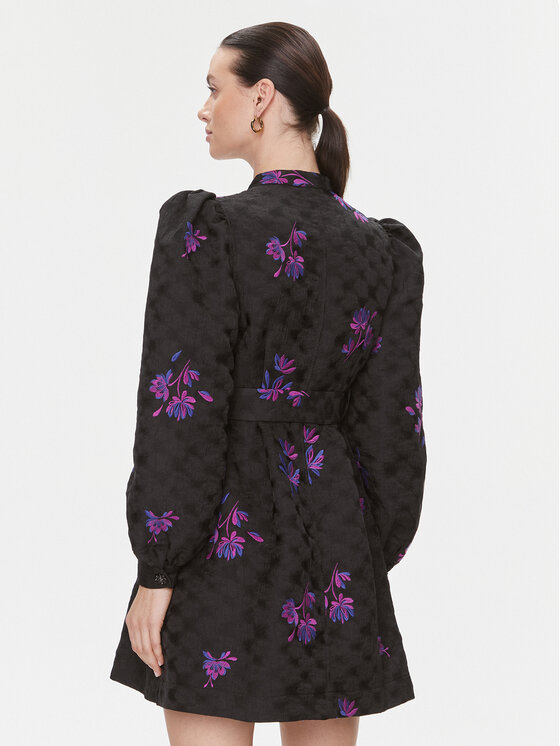 Custommade Custommade Ежедневна рокля Lynett 999442410 Черен Regular Fit