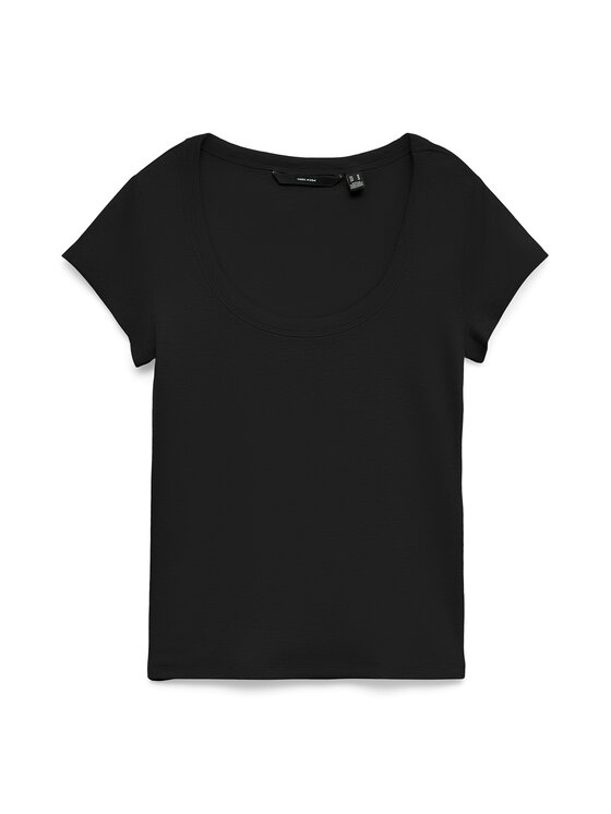 Vero Moda Vero Moda Футболка Chloe 10344953 Чорний Slim Fit