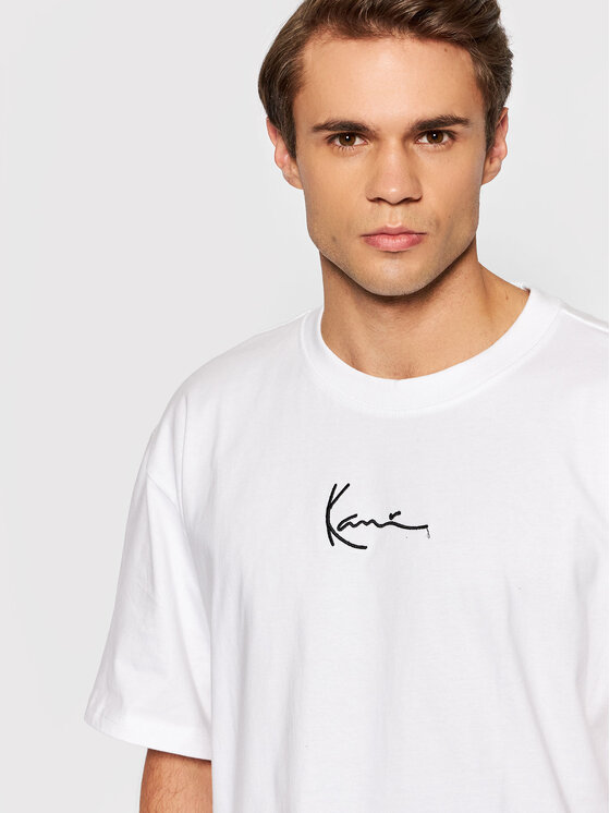 Karl Kani Karl Kani T-krekls Small Signature 6060585 Balts Regular Fit