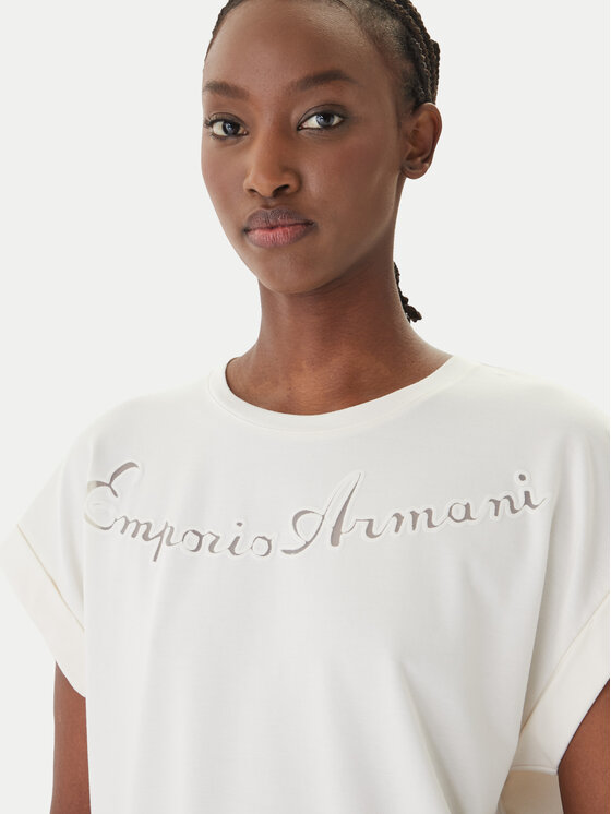 Emporio Armani Emporio Armani T-Shirt EW000616 AF20243 U1131 Biały Regular Fit