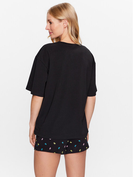 KARL LAGERFELD KARL LAGERFELD Πιτζάμα Ikonik Logo 221W2115 Μαύρο Regular Fit