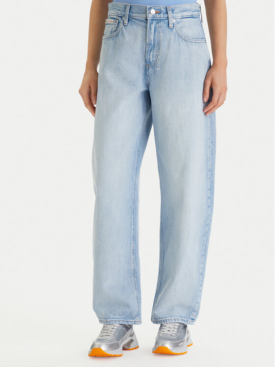 Calvin Klein Jeans Blugi LV047F684G Albastru Barrel Fit