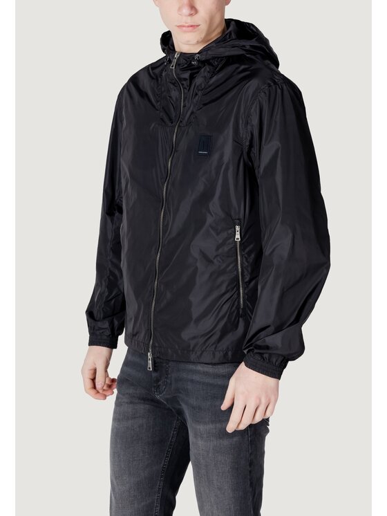 Armani Exchange Armani Exchange Giacca di pelle XM000342 AF12285 Nero Regular Fit