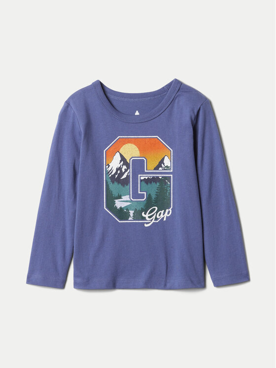 Gap Gap Bluză 515126-03 Albastru Regular Fit
