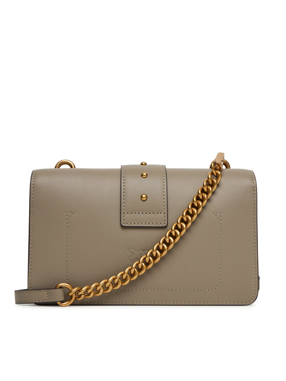 PINKO PINKO Torebka Love One Mini ST.CL Al 25-26 PLTT 105856 A0F1 Szary