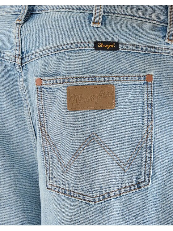 Wrangler Wrangler Szorty jeansowe JORT SHORTS Niebieski Loose Fit
