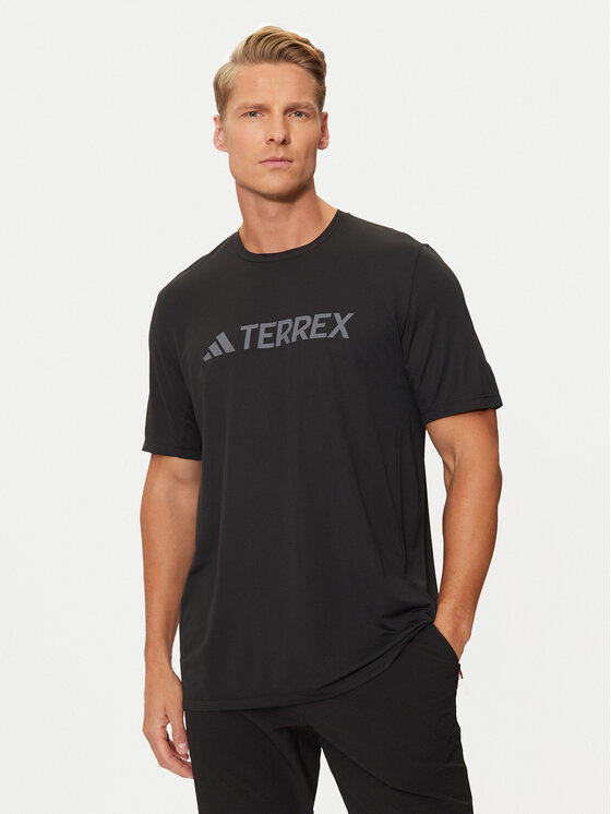 adidas Funkčné tričko Terrex Multi Endurance Tech IY9424 Čierna Regular Fit