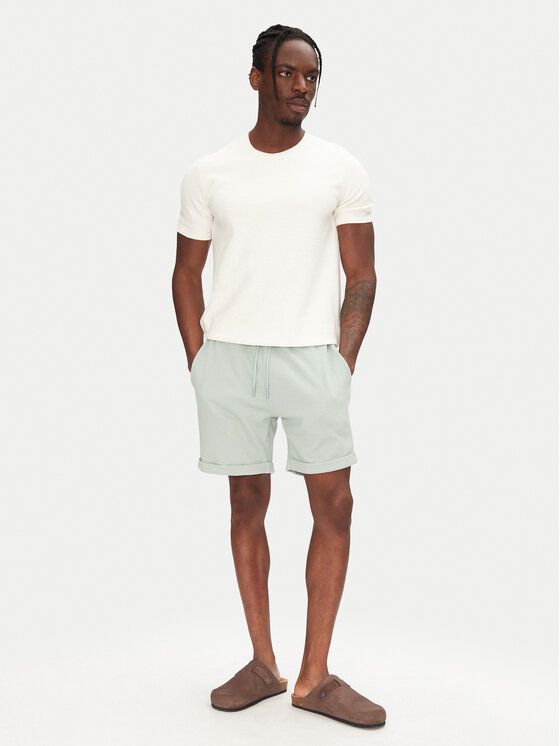 Only & Sons Only & Sons Riidest šortsid New Kodyl 22033722 Roheline Regular Fit