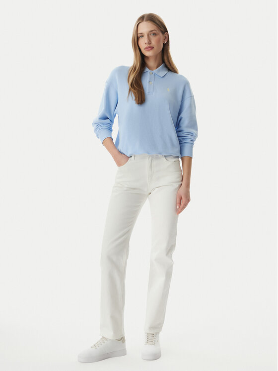 Polo Ralph Lauren Polo Ralph Lauren Mikina 211965097500 Světle modrá Relaxed Fit