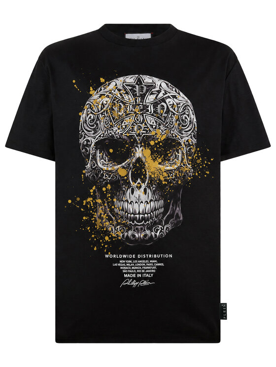 PHILIPP PLEIN PHILIPP PLEIN T-shirt 31658 Nero Regular Fit