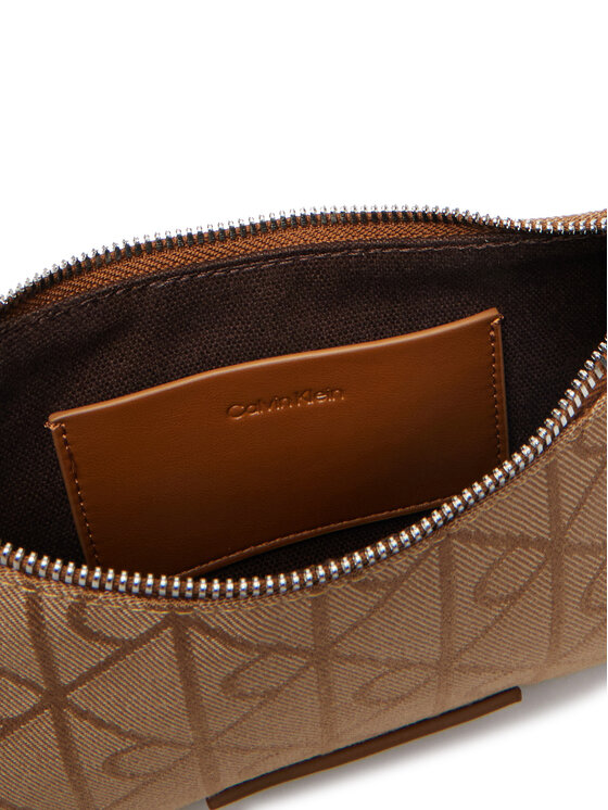 Calvin Klein Calvin Klein Ročna torba Emblem Aop LV04F1164G Rjava