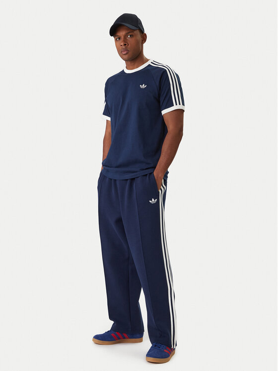 adidas adidas T-Shirt 3-Stripes KE3536 Granatowy Regular Fit