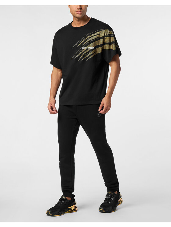 Plein Sport Plein Sport T-Shirt 28491 Černá Regular Fit