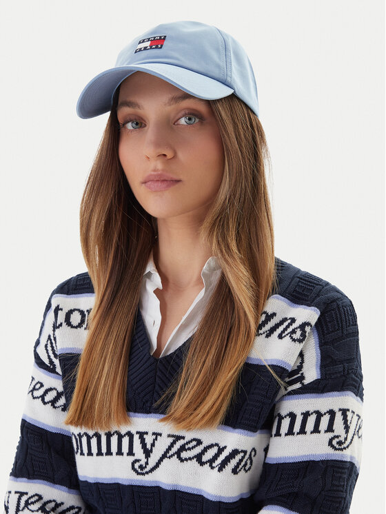Tommy Jeans Tommy Jeans Cap Heritage Core 5 Panel AW0AW16991 Hellblau