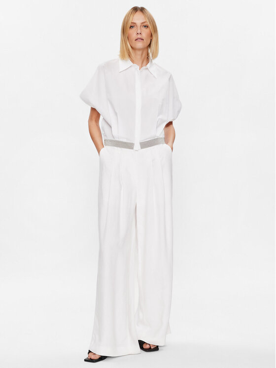 Fabiana Filippi Fabiana Filippi Košeľa CAD273W356 Biela Regular Fit