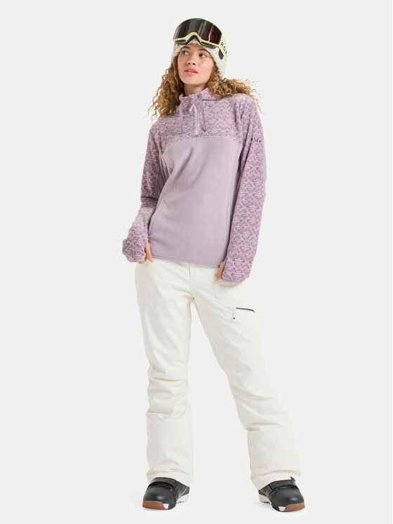Roxy Roxy Полар Sayna Half Zip ERJFT04831 Виолетов Regular Fit