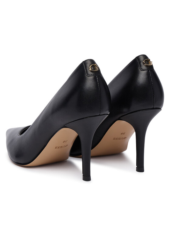 Guess Guess Обувки на ток FLFPRN LEA08 Черен