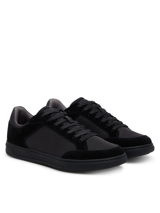 Calvin Klein Calvin Klein Сникърси Low Top Lace Up Mix HM0HM01802 Черен