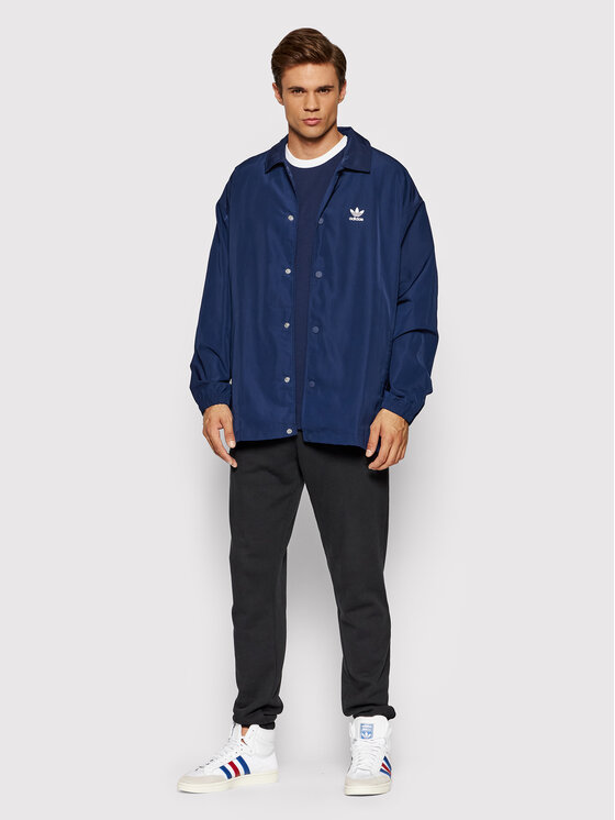 adidas adidas Geacă adicolor Classics Trefoil H09128 Bleumarin Loose Fit